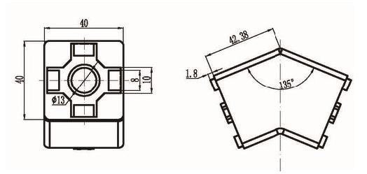 45° Verbinder 1106716 Zeichnung.bmp